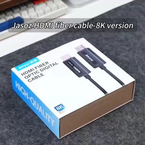 Jasoz HDMI Fiber Optic Cable 8K 60Hz 4K 240Hz HDMI2.1 Fiber Cable 48Gbps 4:4:4 Max Ultra eARC HDR For TV LCD Laptop PS5