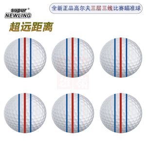 ลูกกอล์ฟ Supur NEWLING ใหม่ ลูกกอล์ฟมาตรฐานการแข่งขันสามชั้นพร้อมเล็งระยะไกลและแม่นยํา
