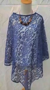 Sale Outer Brokat Korea Style Brukat Kardigan Terbaru 2024 Baju Batwing All Size Jumbo Atasan Kebaya Kondangan Lamaran Wisuda Fashion Remaja Kekinian Ootd Nikahan Elegan S7J3