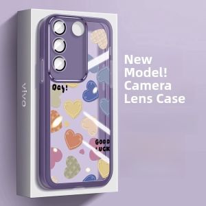 Sup&LV | Ultra-Thin Silicone Phone Case For Vivos17 S16PRO Womens New Cute S16 Anti-Fall Lens Full Cover Protective Transparent Shell