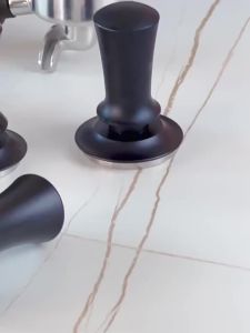 58mm Espresso Tamper Premium Barista Coffee Tamper with Calibrated Spring Loaded Stainless Steel Flat/Threaded Base Tamper