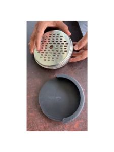 BEKAS UBAT NYAMUK MOSQUITO REPELLENT CONTAINER COIL HOLDER BEKAS TIN UBAT NYAMUK WITH COVER HITAM