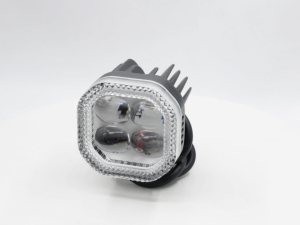 New Colorful Four Eye Motorcycle Spotlight RGB Colorful Angel Eye LED Lens Headlight