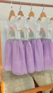 ( đầm dư xịn) đầm công chúa 1 tuổi đến 5 tuổi (tặng áo thun bé gái mới tinh)