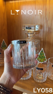 Ly Thủy Tinh Tumbler - Vertical Cut | 300ml | [LYNOIR_LY058]
