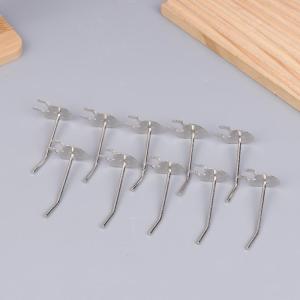 10Pcs Heart Shaped Single Peg Pegboard Hooks Wall Hooks Hole Board Hanger Garage Pegboard Hook Wall Mount Storage Rack【SMQ】