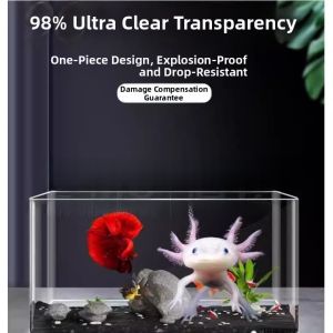 gumahus | Hexagonal Durable Acrylic Aquarium Home-use Transparent Glass-like
