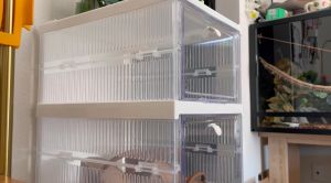 6 Layers Foldable Shoes Organizer Installation Free Heavy Duty Hard Case