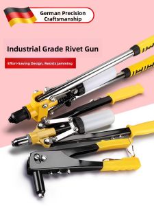 MUJUEAO | High-quality German Made Double-handle Easy-grip Rivet Gun Riveting Tool