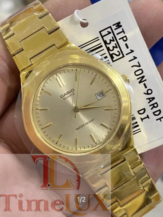 QUARTZ MTP 1170N 9ADR Gold Mens Casio Lazada PH