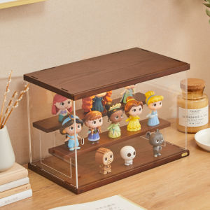 NALANDUOHAO | Transparent Dustproof Display Cabinet Wooden and Acrylic