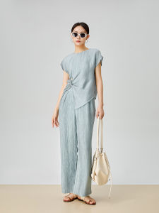 Elegant Summer New Style Outfit Set Blue