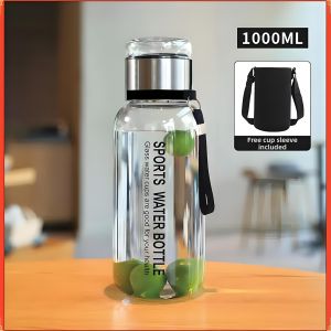 BAIXITANG | Portable Tea-water Separation Large Capacity Glass Cup