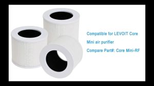 🚚 Arrive next day🚚 Replacement Compatible with levoit Core Mini Filter Air Purifier Accessories True Original HEPA&Active Carbon High-Efficiency H13 Antibacteria Virus and Smoke Moisture and Odor Eliminator