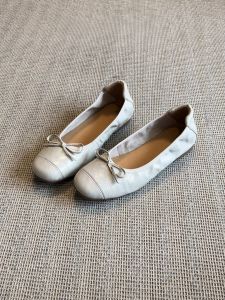 Women Square Toe Ballet Flats Elastic Cross Strap Mary Jane Shoes Vintage Faux Leather Slip‑On Flat Pumps Soft Comfort Casual