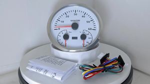 ELING 110mm Car Boats 3in1 Multifunctional 3K 6K 8K RPM Tachometer with Oil Pressure Water Temperature 7 Colors Backlight