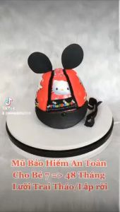 Mũ Bảo Hiểm Tem Lưỡi Trai Tập Đi Cho Bé Từ 06 Đến 36 Tháng Tuổi