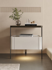 Minimal Design Zen Style Drawer Small Bedside Table