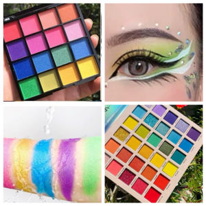 คอนซีลเลอร์ตาด้านสีสันสดใสสำหรับการแสดงบนเวที คอนซีลเลอร์ตาสีม่วง เบลล์ เบลล์ เบลล์ คอนซีลเลอร์ตาสีเขียว เบลล์ เบลล์ เบลล์