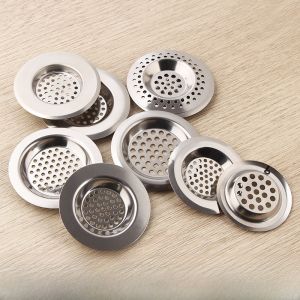 Stainless Steel Kitchen Sink Filter Hair Separator Bathroom Drain Cover Mop Pool Filter Hair Remover Bath Tub Water Filter