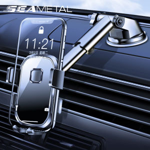 2023 New Car Mobile Phone Holder Air Outlet Car Mounts Navigation Fixed Support Anti-shake Suction Cup Bracket Stand