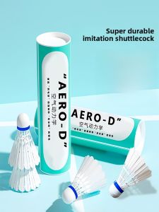 Nylon Feathers Training Badminton Shuttlecocks Plastic Foam Material Durable Outdoor Windproof Stable Flight Entertainment Model