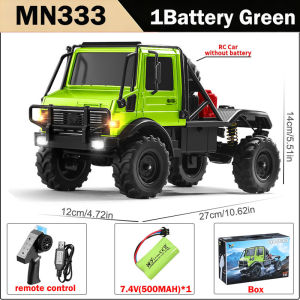 WLtoys | New 1:18 MN333 2.4G 4WD RC Pickup Truck Remote Control Off-Road Climbing Shortie Full Scale Toy Car for Kids Christmas Gifts