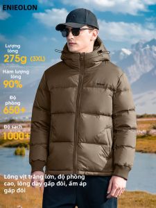 Enjeolon | Extreme Cold Resistant Hooded Mens Down Jacket 275g