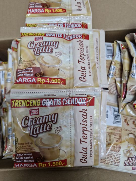 TORA BIKA CREAMY LATTE KEMASAN 23GRAM | Lazada