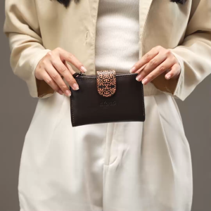 Alona Leather Sekar Wallet - Dompet Wanita Kulit Sapi Asli