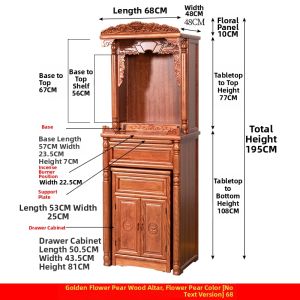WANGJIXIANG | New Chinese Style Buddha Shrine Cabinet