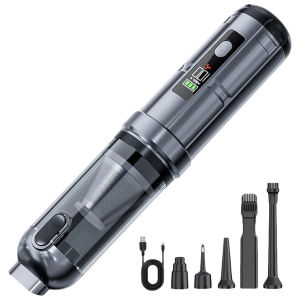 17000PA Car Vacuum Cleaner with Brushless Motor Handheld Vacuum Portable Cordless Compressed Air Duster for Car Home Office Pet