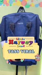 Tas Bayi Diaper Bag Baby Mickey Minnie Ransel Multifungsi Besar Perlengkapan Ibu Bayi Popok Botol Susu Asi Baju Celana Bayi Back Pack Annelo