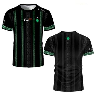 Team Falcons 2025 Jersey DOTA 2 Gaming Uniform Clothing Middle East Player Short Sleeve T-shirt Men Fashion Esports Tees