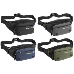 【NEW】 Mens Adjustable Strap Waterproof Fanny Pack for Running Jogging and Outdoor Sports