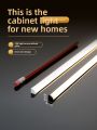 No-Drill LED Kitchen Cabinet Triangle Light Strip Sensor Line Lamp for Wardrobe Shoe Cabinet Kitchen Cabinet under Cabinet Lighting. 