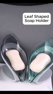 Japan Yokohama Leaf Shape Soap Box Soap Holder Three Layer Soap Organizer Soap Case Soap Dish Box Bathroom HS1868