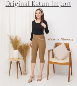 7/8Kt-Celana Pendek Wanita Merk Saya/Celana Saya Import Jumbo/Celana Wanita Pendek Terbaru 2024