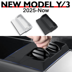 for Tesla Model 3 Y Juniper 2025 2026 Center Console Armrest Storage Box Glasses Holder Tray Case Organizer Interior Accessories