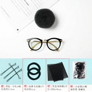 2023 New Donut Hair Styling Tool Lazy Girl Long Hair Bun Maker Womens Hair Accessories Fluffy Bun Headwear for Girls