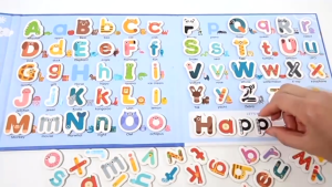 NIKO Magnetic Alphabet Letters Book ABC Early Education learning Toys Montessori Toys For Kids Boys Girls Birthday Gifts