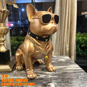 Dog Head Bluetooth Speaker Card Decoration Boyfriend for Birthdays and Valentines Days Gift Bulldog Other 1