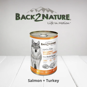 Back2nature Grain Free Pate Dog Can Dog Wet Food 395g Salmon/Lamb/Pork/WildBoar Ohnipets 狗罐头 狗湿粮 400G