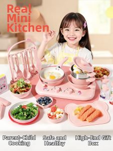 KIUMO | Real Cooking Children Mini Kitchen Set