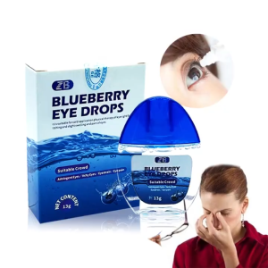 ZB Blueberry Eye Drops for Dry Eyes Redness Vision Support & Eye Strain Relief – Original