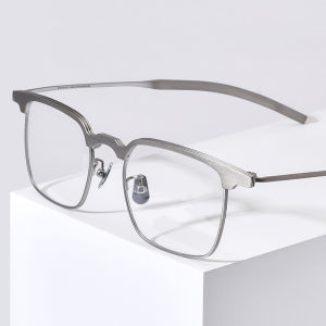 FONEX Titanium Glasses Frame Men Brand Design Square Eyeglasses Ultralight High-Quality Japanese Korean Optical Eyewear 85860