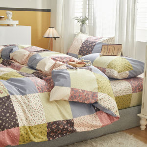 Cotton American Style Fresh Floral Duvet Cover One-Piece 100 Pure Cotton Retro Pastoral Style 200 X230 Single Double Duvet Cover