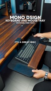 Mono Dsign Rotatable Keyboard and Mouse Tray