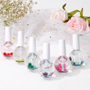 Myyeah 15ml Nail Art Treatment Nutritious Oil Random Flower Smell Finger Toe Cuticle Soften Dead Skin Remove Repair Care Tool