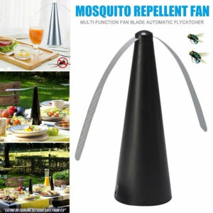 Battery-Powered Fly Trap Fan – Portable Pest Repeller for Food Stalls & Homes | Safe Around Kids/Pets